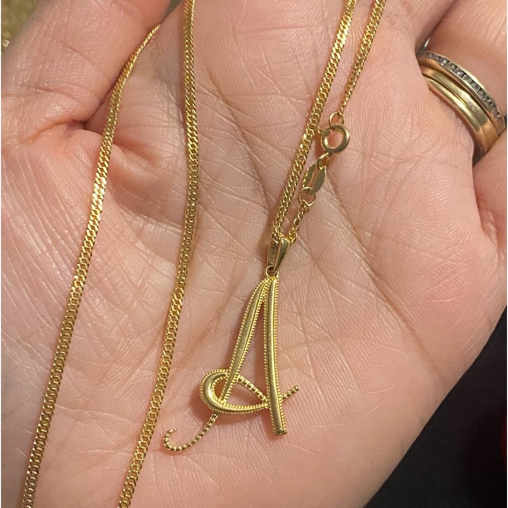 Real 18k Saudi gold necklace set